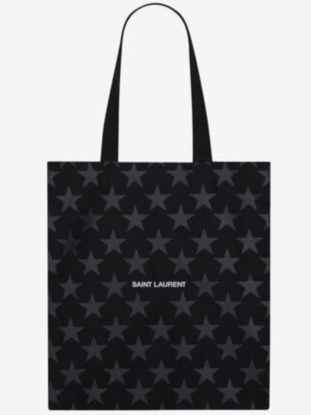 Saint Laurent Canvas Rive Droit Star Tote